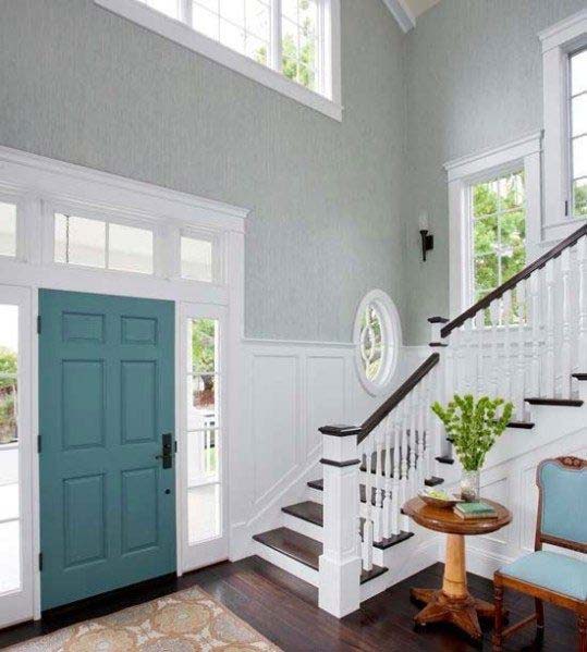 Staircase inside a room